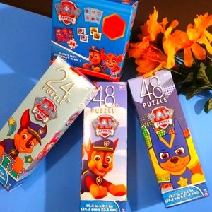 4PC Nickelodeon Paw Patrol Puzzles Sets